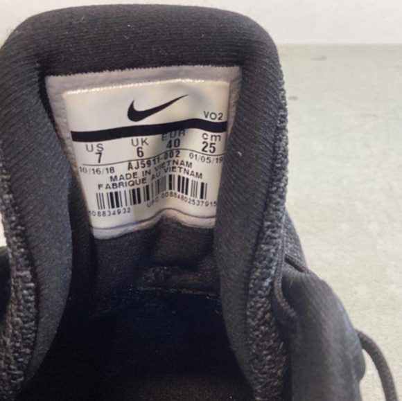 Nike Flex Control TR3 'Triple Black’ Sneakers M 7 W 8.5 NWOT MSRP $85 - Picture 10 of 10